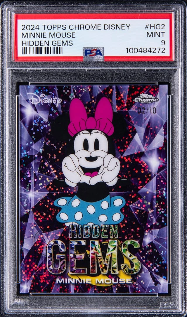2024 Topps Chrome Minnie Mouse Disney Hidden Gems #HG-2 card image