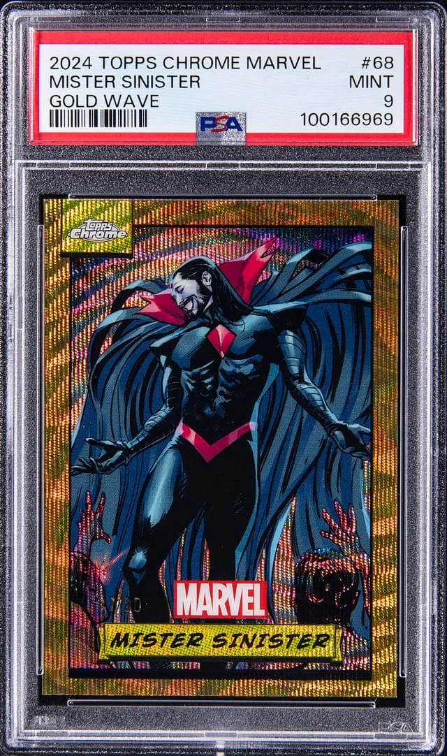 2024 Topps Chrome Mister Sinister Marvel Gold Wave #68 card image