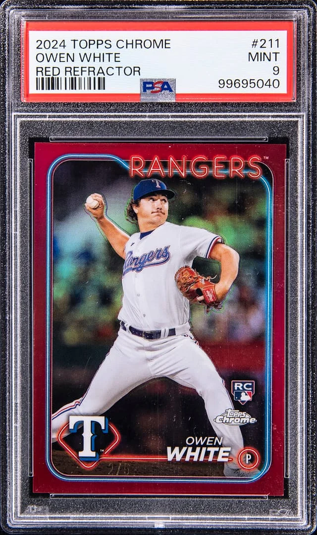 2024 Topps Chrome Owen Red Refractor #211 card image