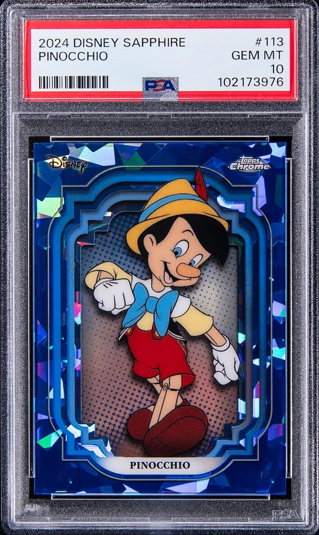2024 Topps Chrome Pinocchio Disney Sapphire #113 card image