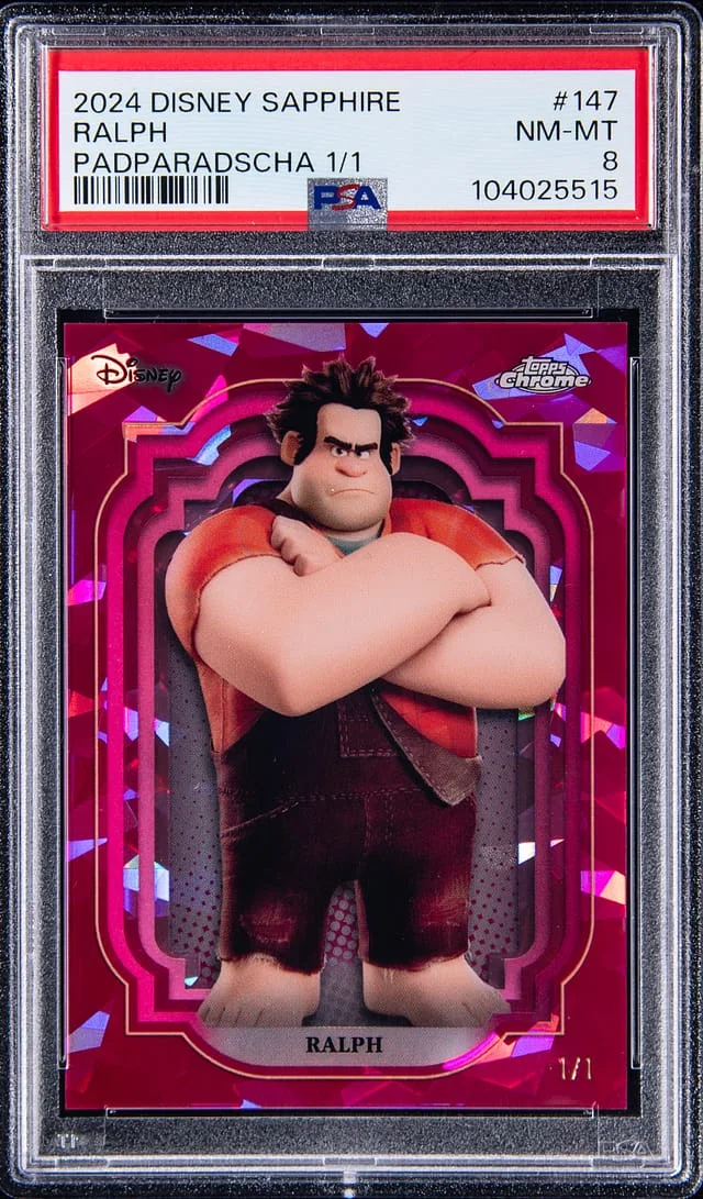 2024 Topps Chrome Ralph Disney Sapphire Edition Padparadscha #147 card image