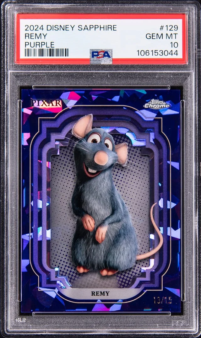 2024 Topps Chrome Remy Disney Sapphire Edition Purple #129 card image