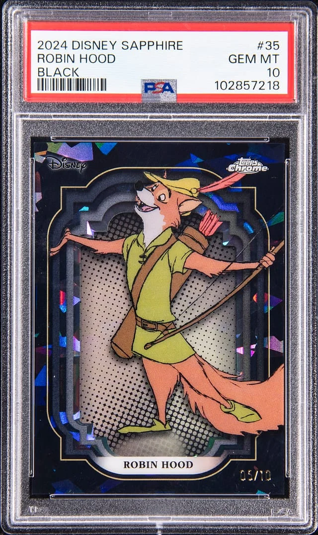 2024 Topps Chrome Robin Hood Disney Sapphire Black #35 card image