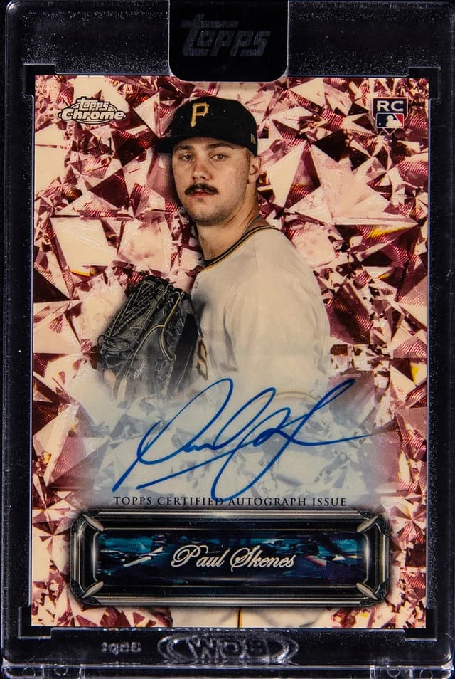 2024 Topps Chrome Sapphire Edition Paul Skenes Update Series Sapphire Selections Autographs SuperFractor #USSA-PAS card image