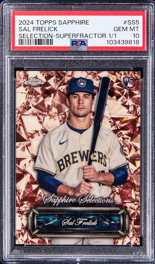 2024 Topps Chrome Sapphire Sal Frelick Selections SuperFractor #SS-5 card image