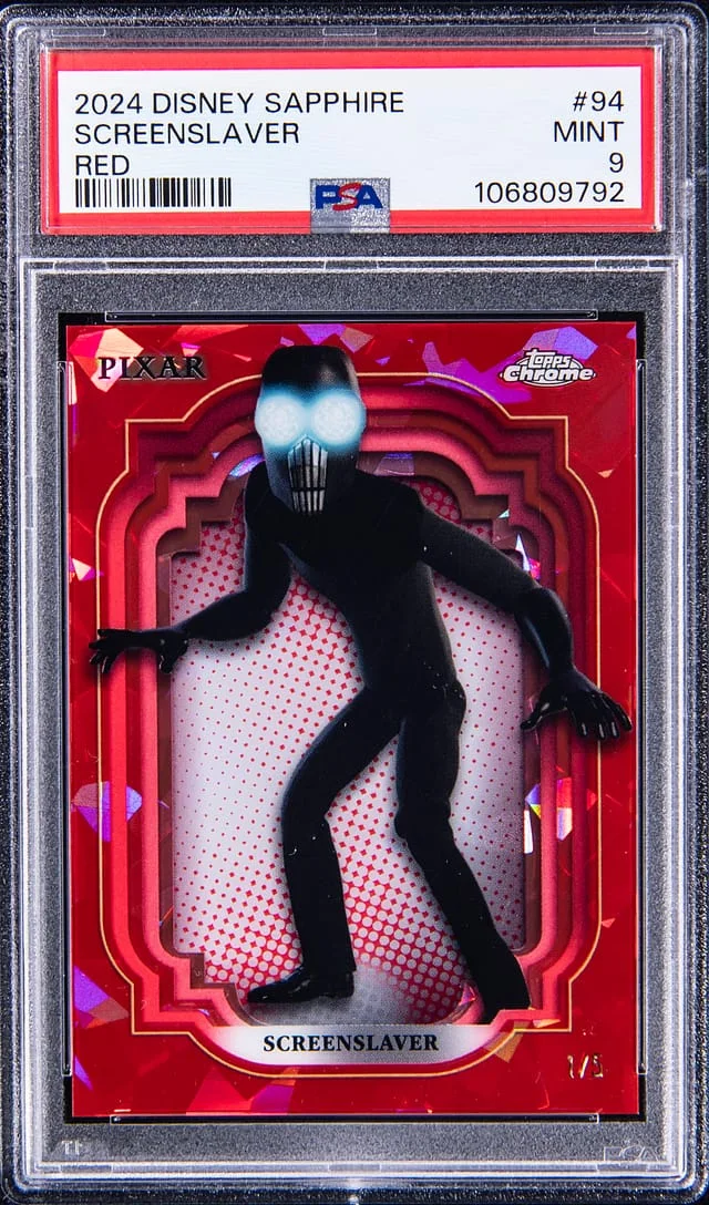 2024 Topps Chrome Screenslaver Disney Sapphire Red #94 card image