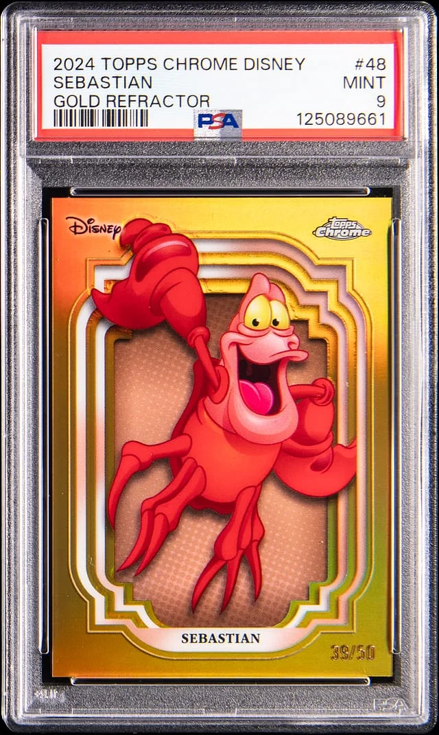 2024 Topps Chrome Sebastian Disney Gold Refractor #48 card image