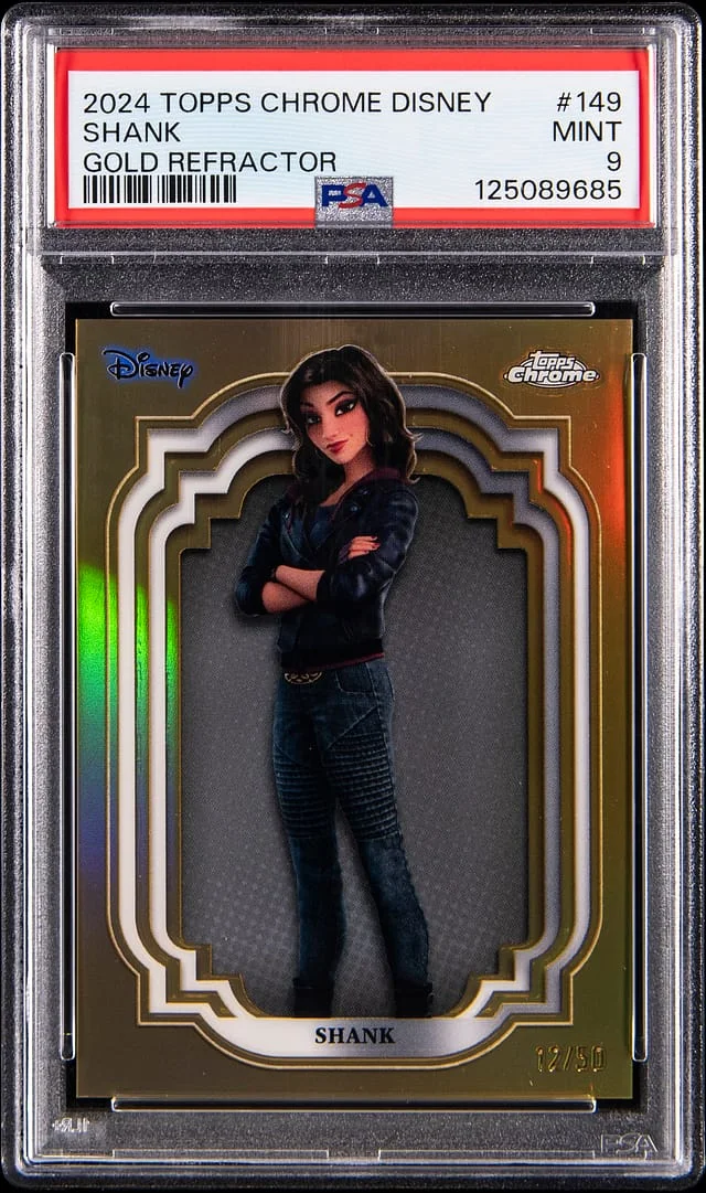 2024 Topps Chrome Shank Disney Gold Refractor #149 card image