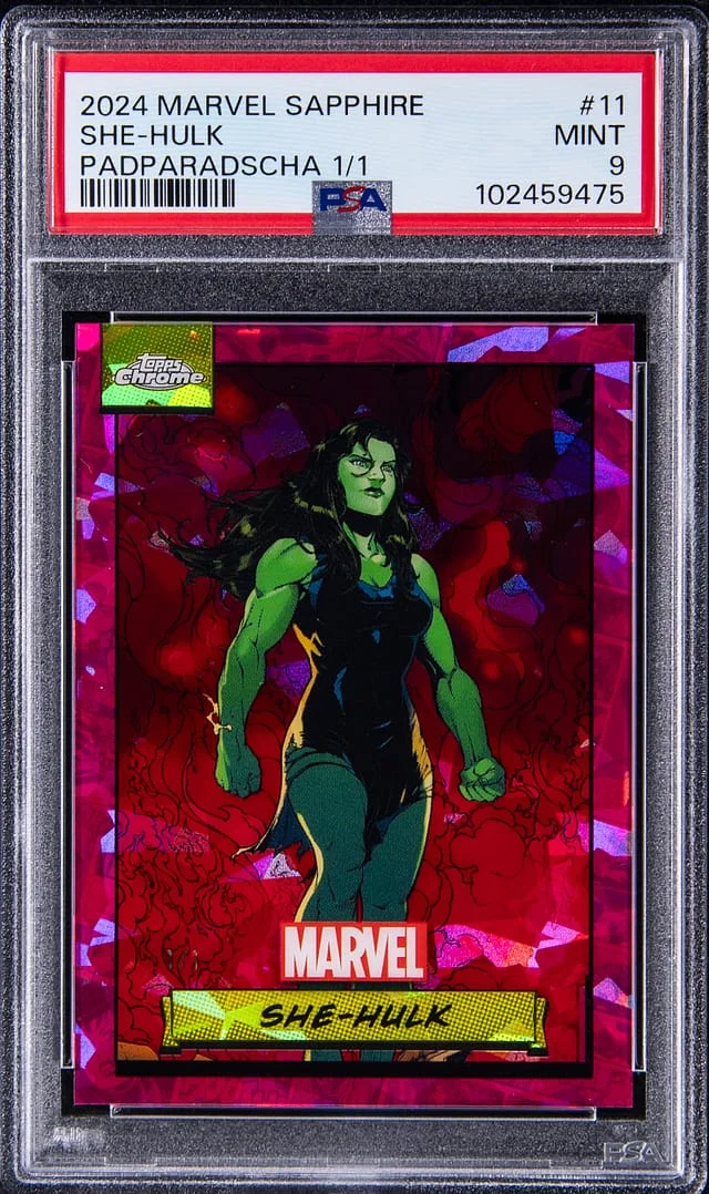 2024 Topps Chrome She-Hulk Marvel Sapphire Orange #11 card image