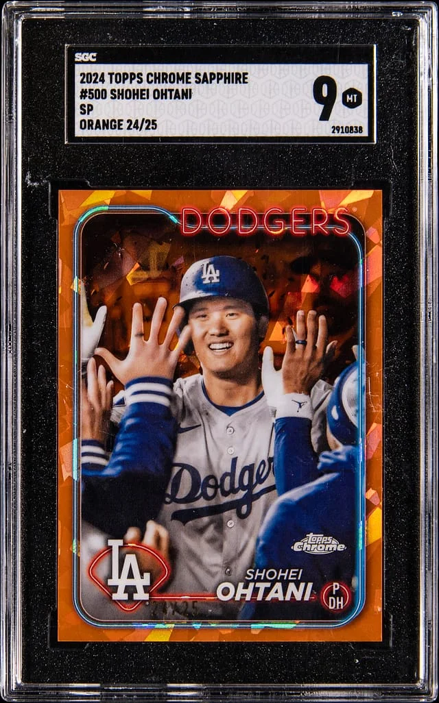 2024 Topps Chrome Shohei Ohtani Orange #500 card image