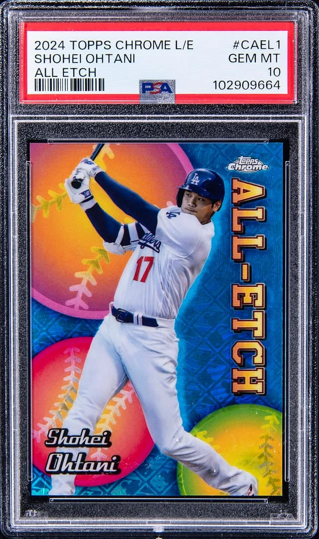 2024 Topps Chrome Shohei Ohtani All Etch #CAEL-1 card image