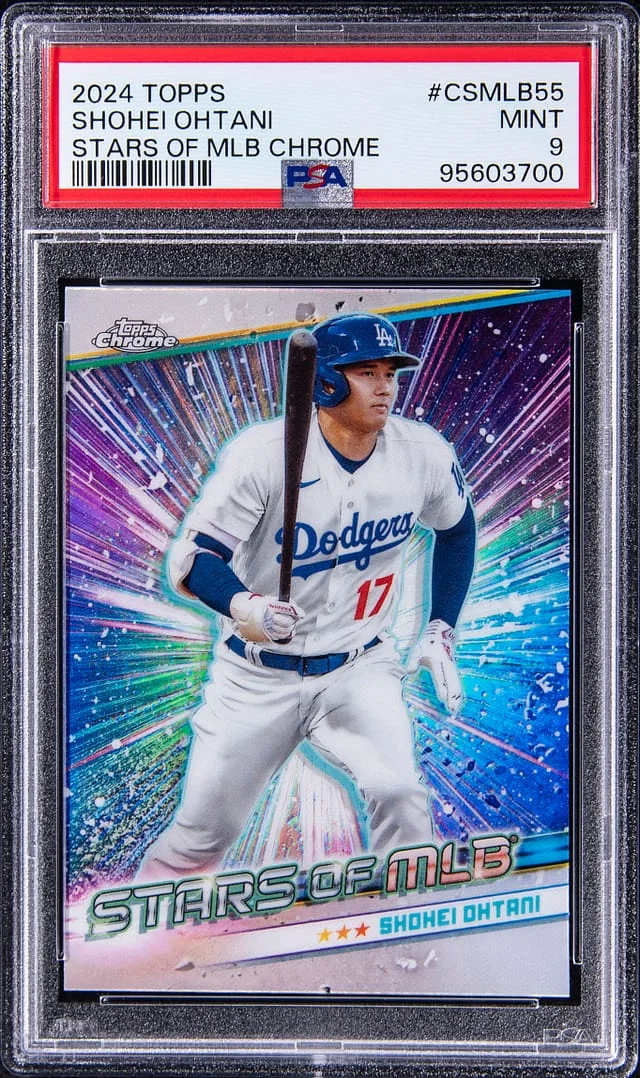 2024 Topps Chrome Shohei Ohtani Stars of MLB #CSMLB55 card image
