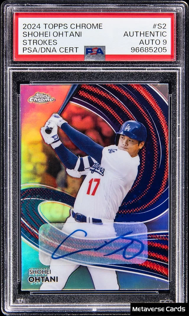 2024 Topps Chrome Shohei Ohtani Strokes #S-2 card image
