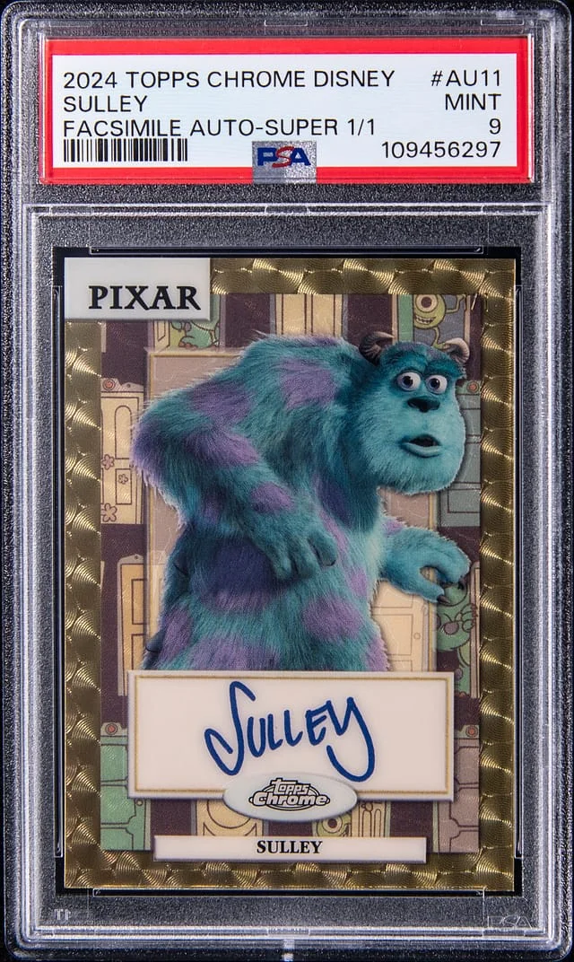 2024 Topps Chrome Sulley Disney Facsimile Autographs SuperFractor #AU-11 card image