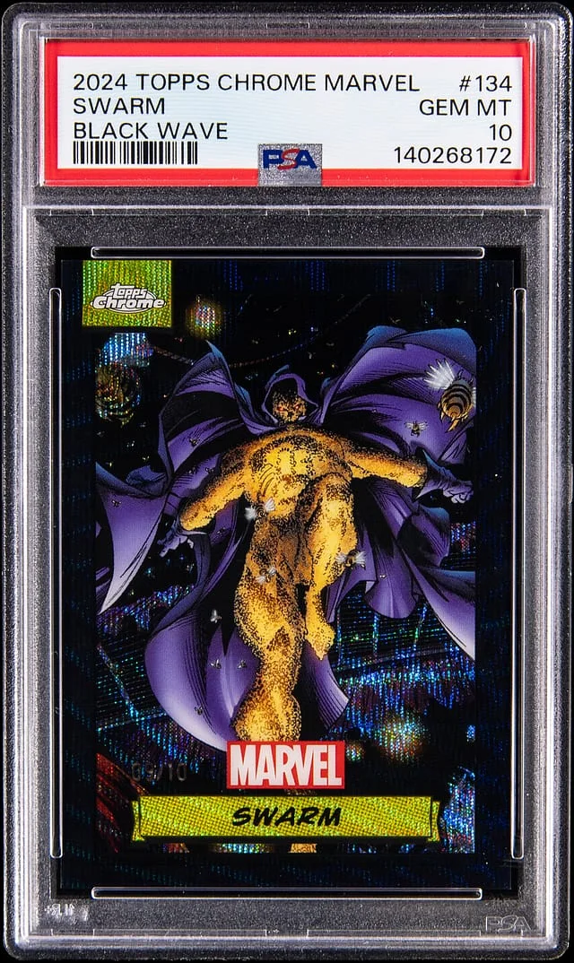 2024 Topps Chrome Swarm Marvel Black Wave #134 card image