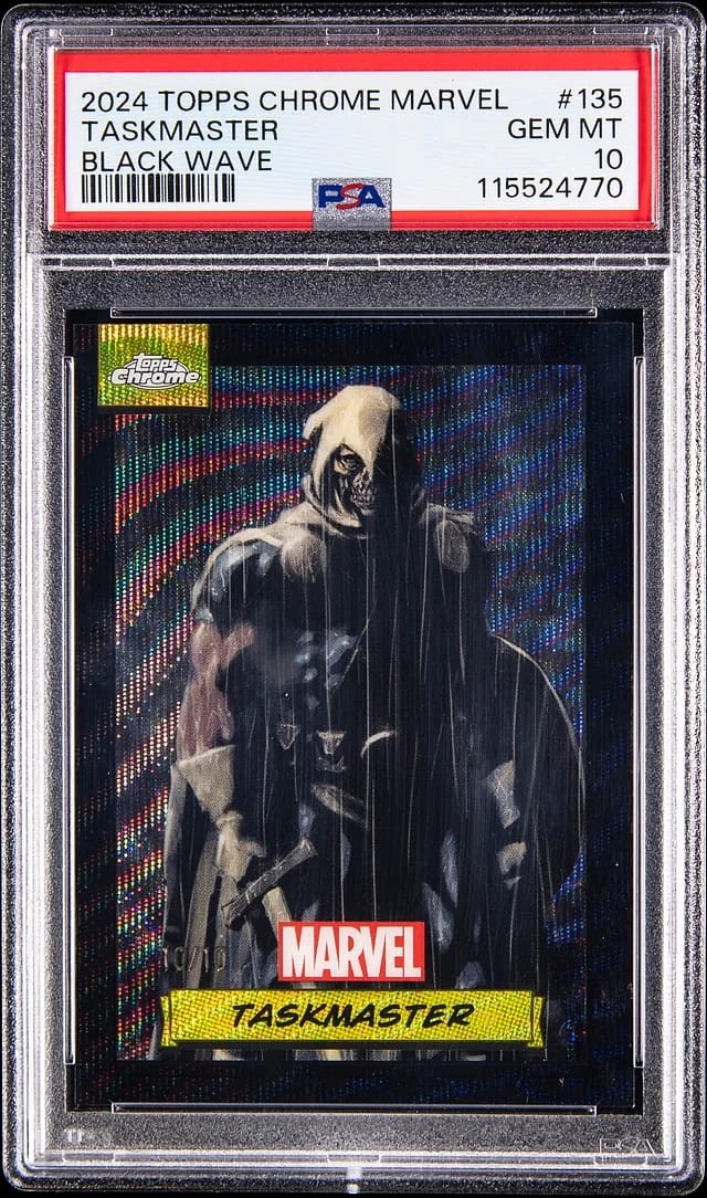 2024 Topps Chrome Taskmaster Marvel Black Wave #135 card image