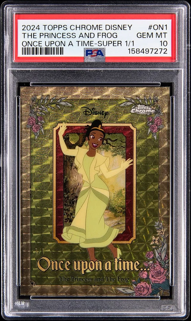 2024 Topps Chrome The Princess and the Frog Disney Once Upon A Time SuperFractor #ON-1 card image