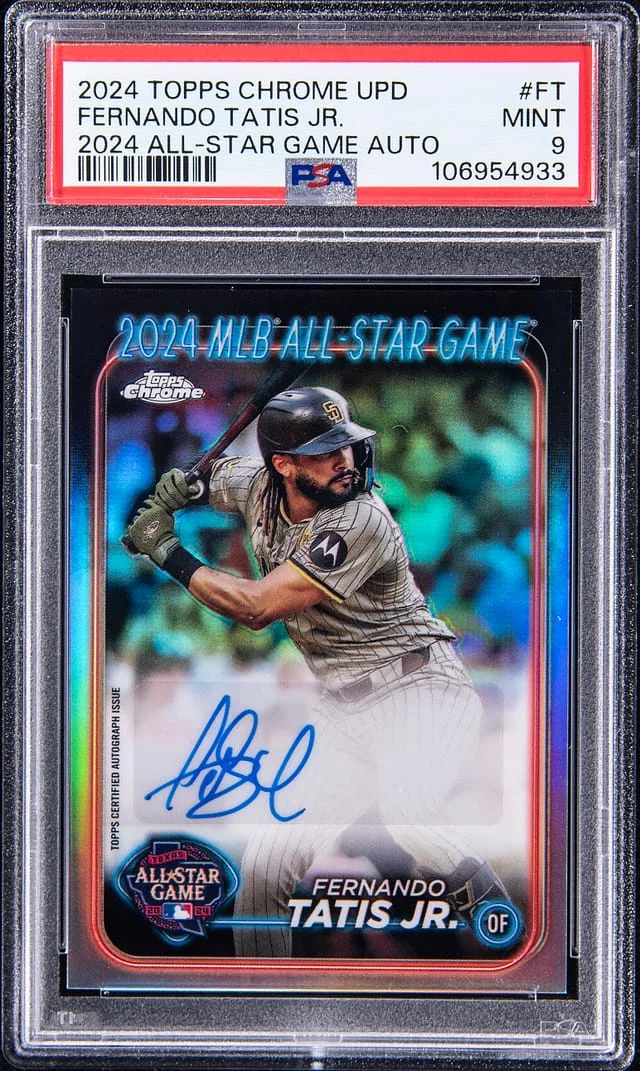 2024 Topps Chrome Update Fernando Tatis Jr 2024 All-Star Game Autograph #ASGCA-FT card image