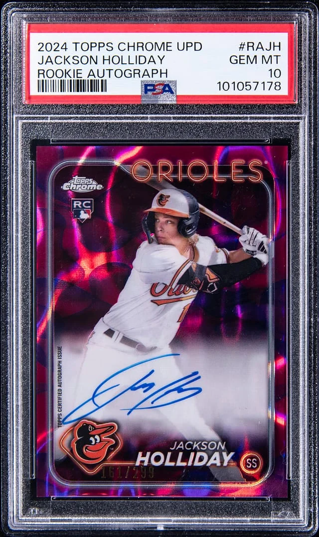 2024 Topps Chrome Update Jackson Holliday Autograph #RA-JH card image