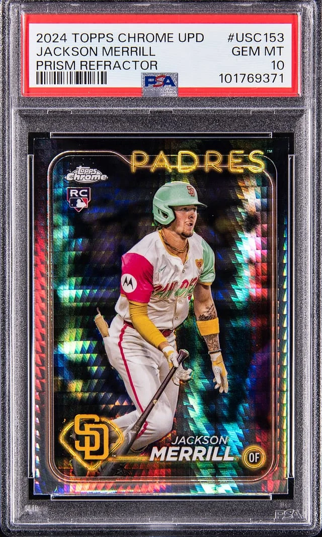 2024 Topps Chrome Update Jackson Merril Prism Refractor #USC153 card image