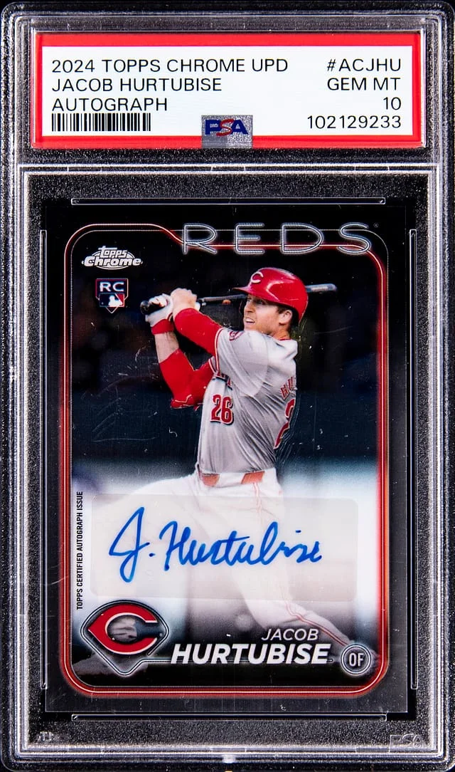 2024 Topps Chrome Update Jacob Hurtubise Autograph #AC-JHU card image
