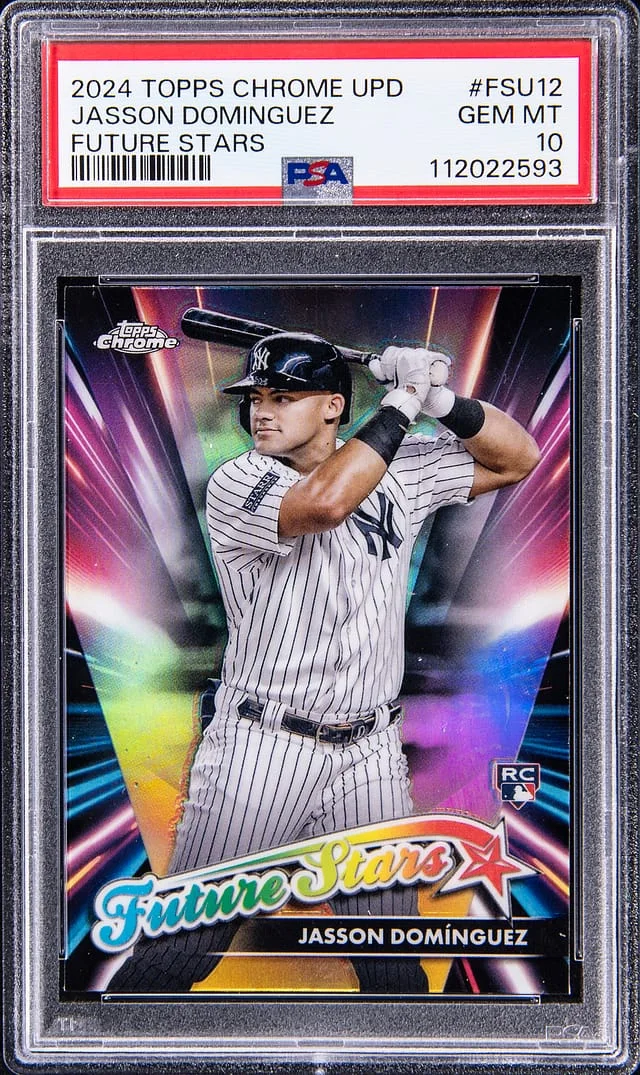 2024 Topps Chrome Update Jasson Dominguez Guture Stars #FSU-12 card image