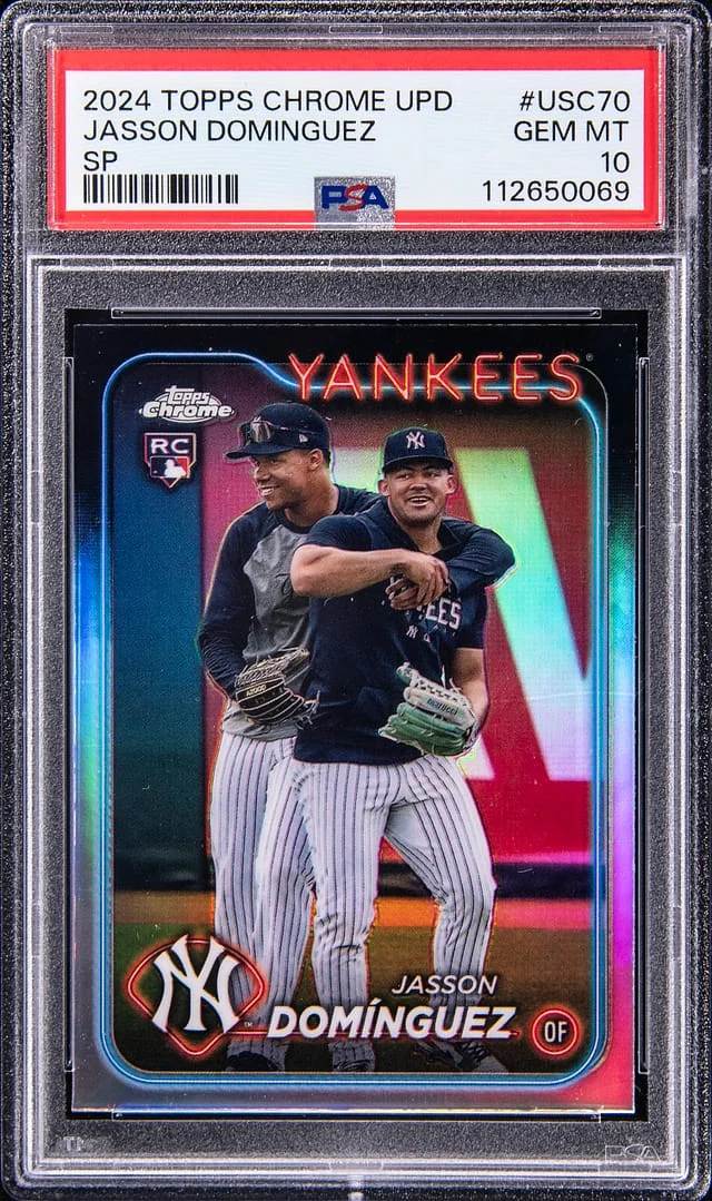 2024 Topps Chrome Update Jasson Dominguez SP #USC-70 card image
