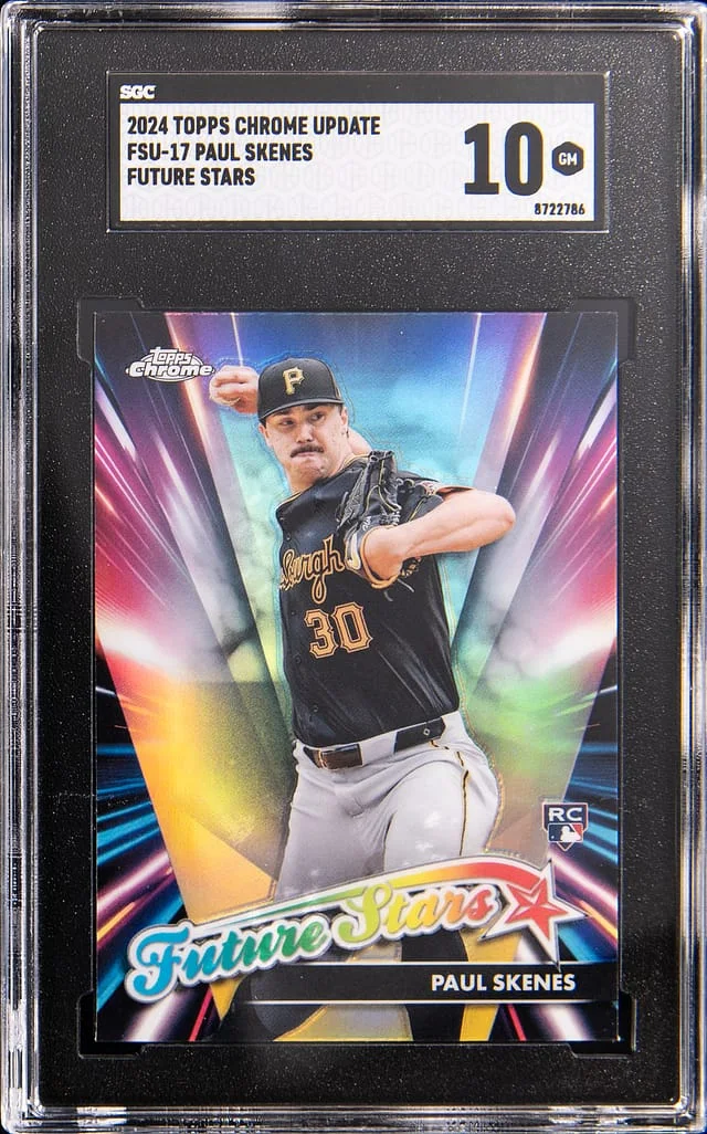2024 Topps Chrome Update Paul Skenes Future Stars #FSU-17 card image