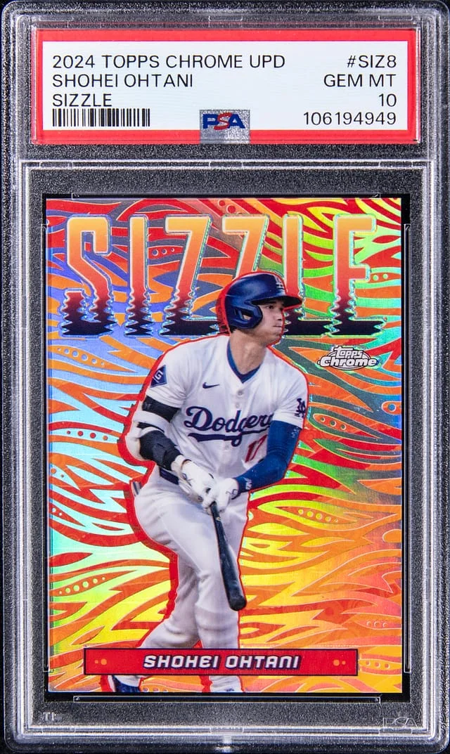 2024 Topps Chrome Update Shohei Ohtani - Case Hit Sizzle #SI-8 card image