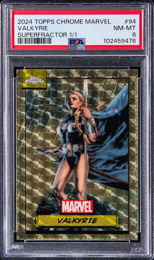 2024 Topps Chrome Valkyrie Marvel SuperFractor #94 card image