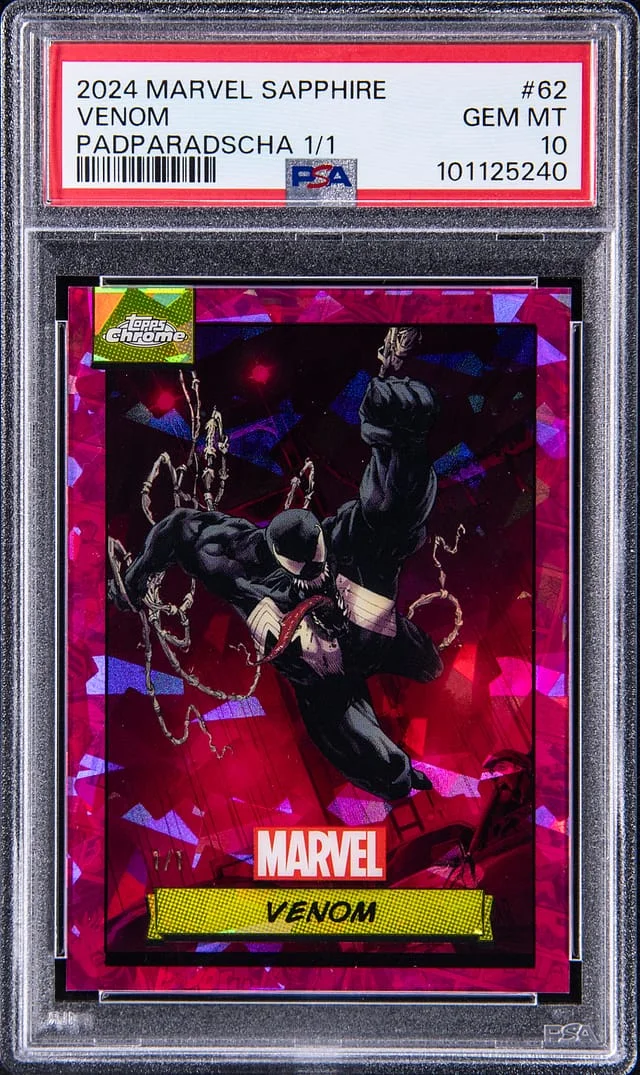 2024 Topps Chrome Venom Marvel Red Wave #62 card image
