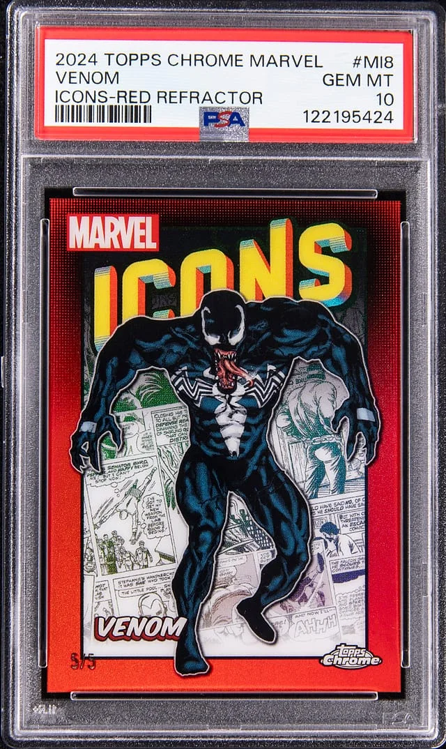 2024 Topps Chrome Venom Marvel Icons #MI-8 card image