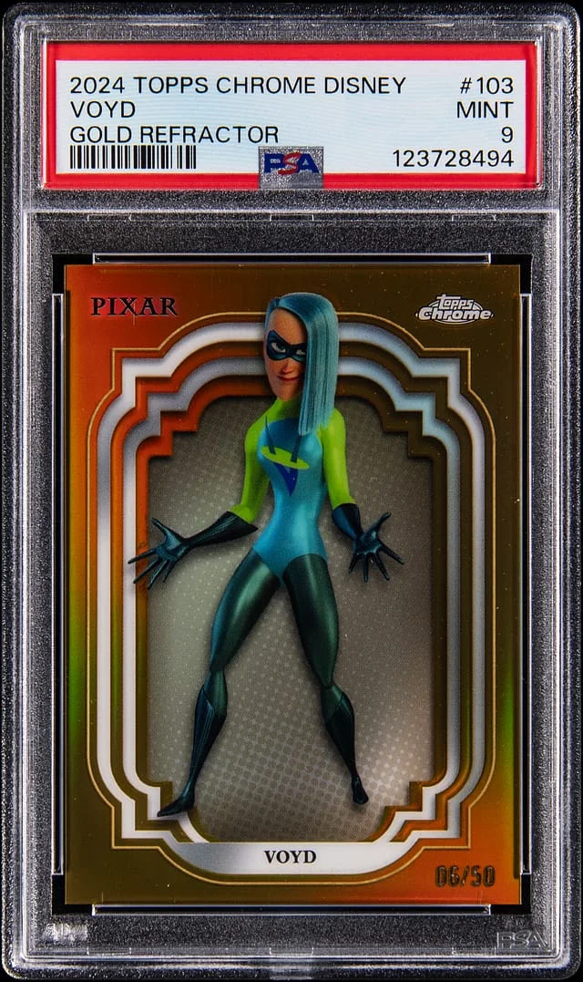 2024 Topps Chrome Voyd Disney Gold Refractor #103 card image