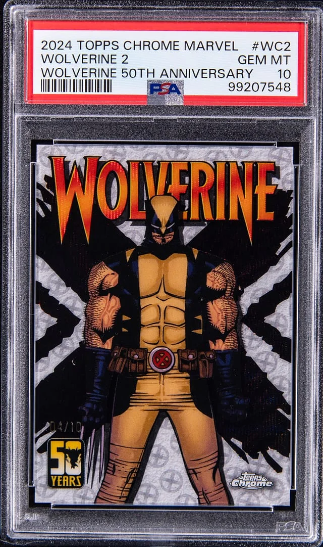 2024 Topps Chrome Wolverine 2 Marvel Wolverine 50th Anniversary #WC2 card image