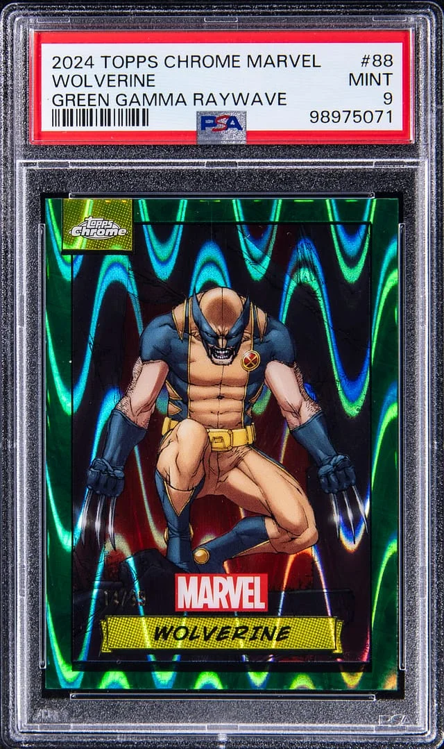 2024 Topps Chrome Wolverine Marvel Human Torch Refractor #88 card image