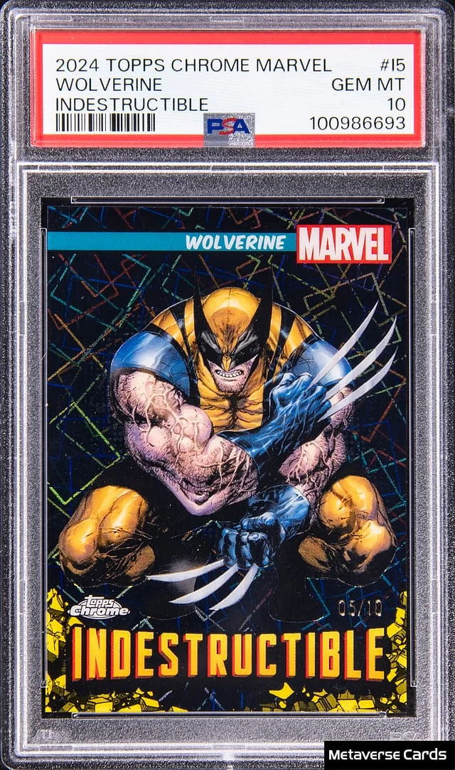 2024 Topps Chrome Wolverine Marvel Indestructible #I-5 card image