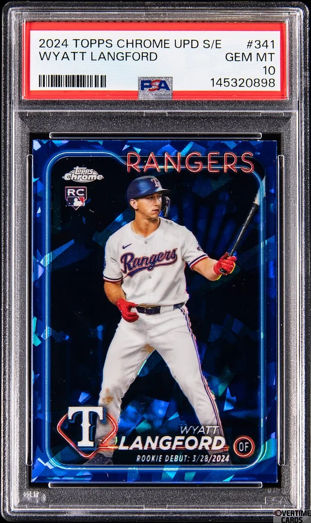 2024 Topps Chrome Wyatt Langford Edition #341 card image
