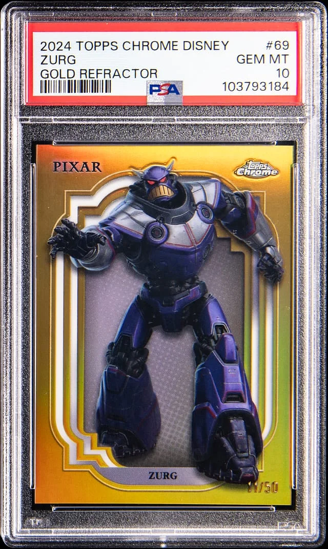 2024 Topps Chrome Zurg Disney Gold Refractor #69 card image
