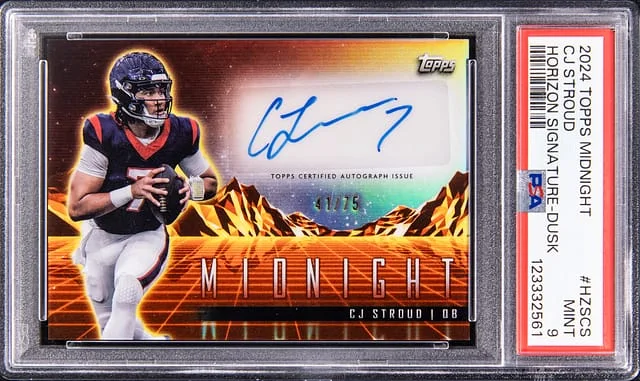 2024 Topps C.J. Stroud Midnight Horizon Signature Dusk #HZS-CS card image
