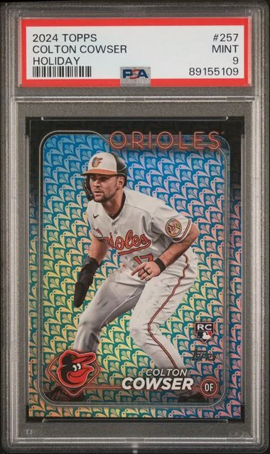 2024 Topps Colton Cowser Aqua #257 card image