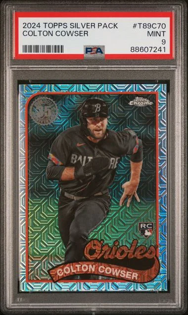 2024 Topps Colton Cowser Silver Pack 1989 Chrome Promo #T89C70 card image