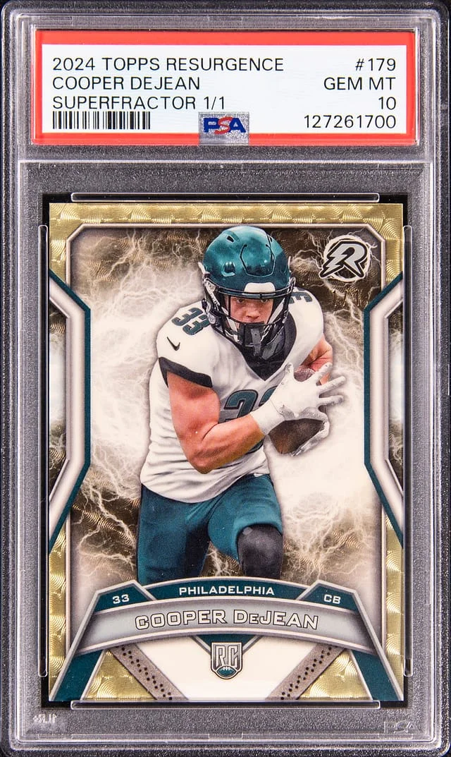2024 Topps Cooper DeJean Resurgence SuperFractor #179 card image