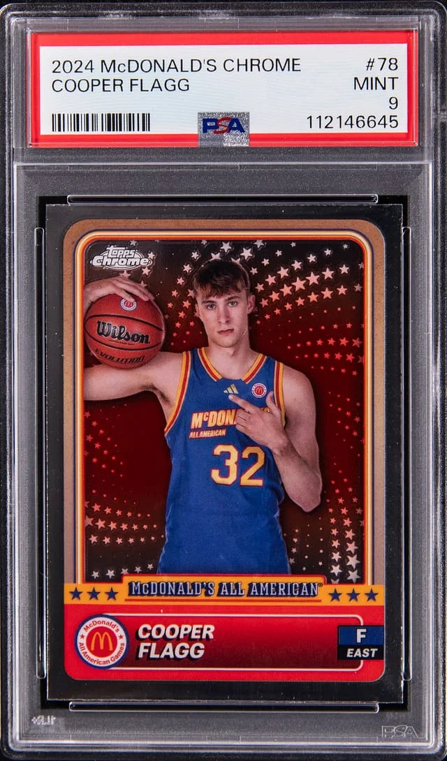 2024 Topps Cooper Flagg McDonalds Chrome #78 card image