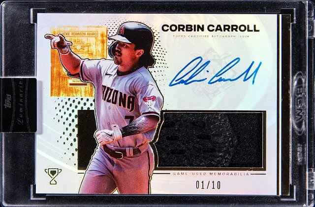 2024 Topps Corbin Carroll Luminaries Award Winners Autograph #AWAR-CC card image