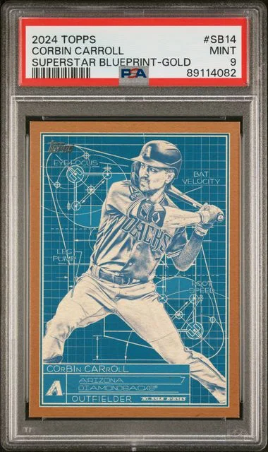 2024 Topps Corbin Carroll Superstar Blueprint Gold #SB14 card image