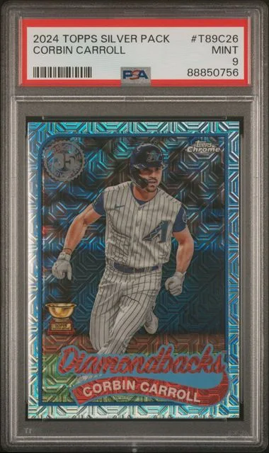 2024 Topps Corbin Carroll Silver Pack 1989 Chrome Promo #T89C26 card image