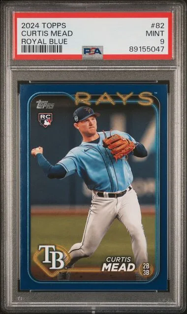 2024 Topps Curtis Mead Royal Blue #82 card image