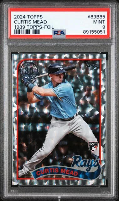 2024 Topps Curtis Mead 1989 Topps Baseball Foil #89B85 card image