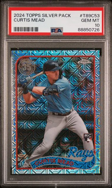 2024 Topps Curtis Mead Silver Pack 1989 Chrome Promo #T89C53 card image