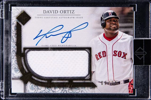 2024 Topps David Ortiz Transcendent Collection Autograph Relic Variation #TCAR-DO2 card image